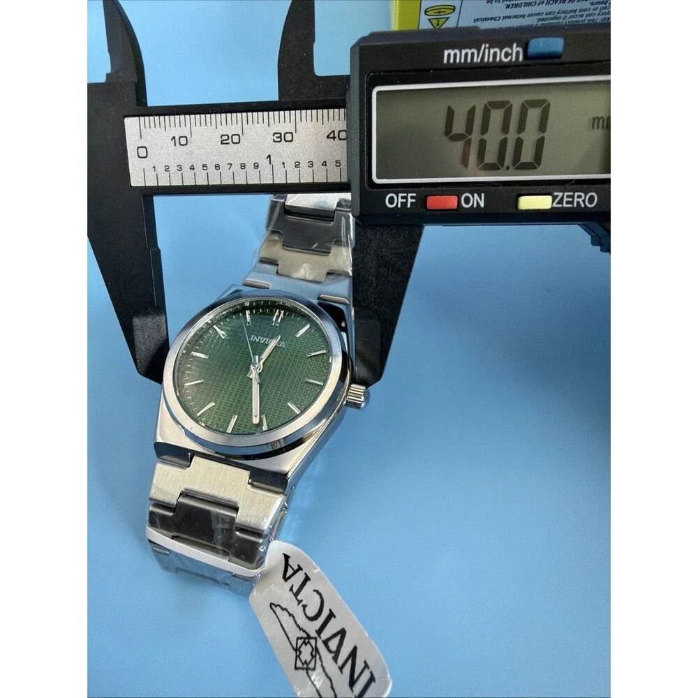 Brand New w/ Box 69405- Invicta Celestial Men’s Watch- 40mm, Steel, Money Green